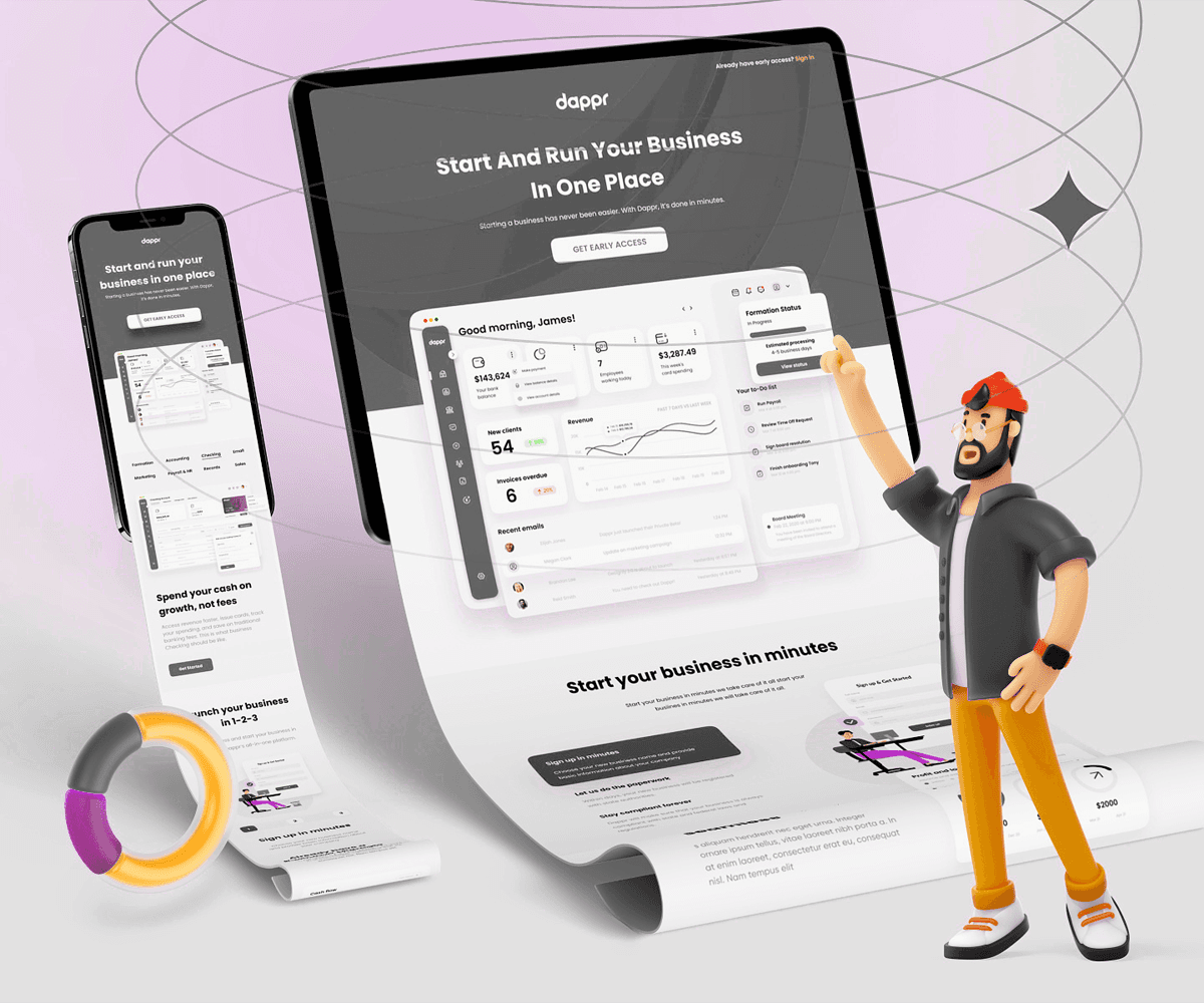 UI/UX project 3 by Core Byte Media